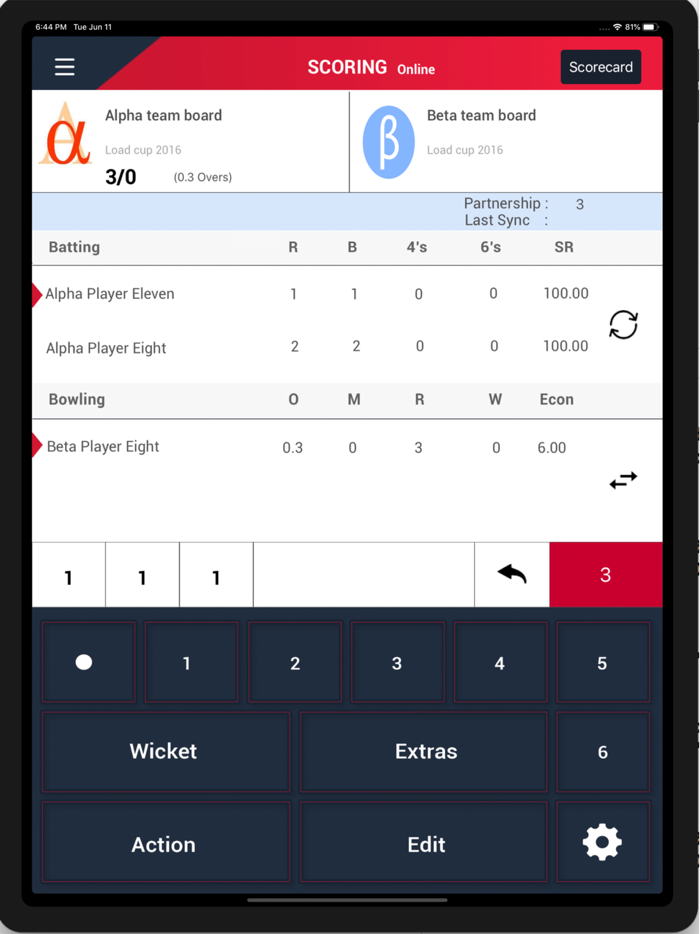 CricketSocial Scoring