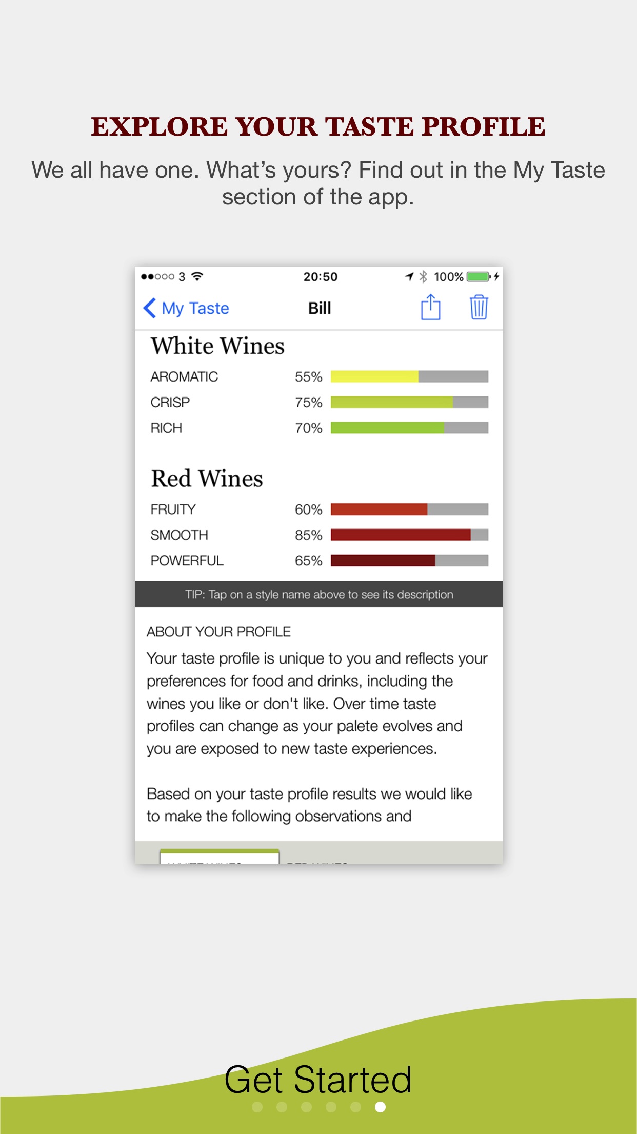 Screenshot do app Pocket Wine