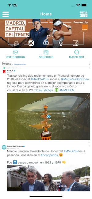 Mutua Madrid Open(圖2)-速報App