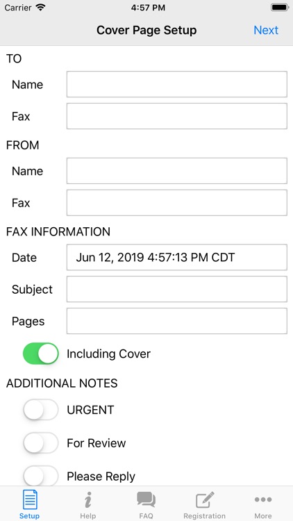 FaxCover - Fax Cover Sheet screenshot-2