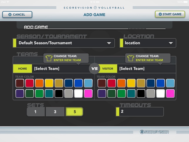 ScoreVision Volleyball