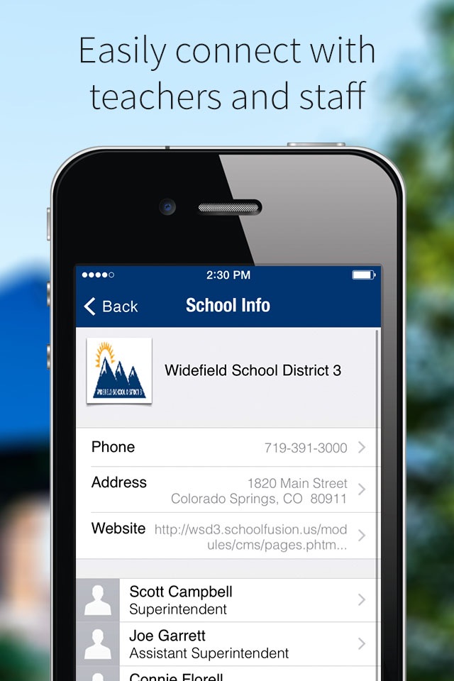 Widefield School District screenshot 2
