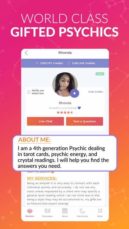 Psychic Txt - Live Readings screenshot-3