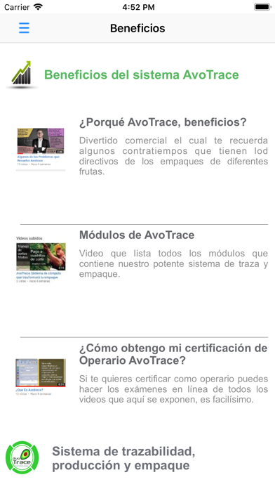 AvoTrace Móvil screenshot 4