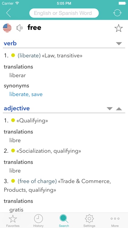 English Spanish Dictionary L. screenshot-4