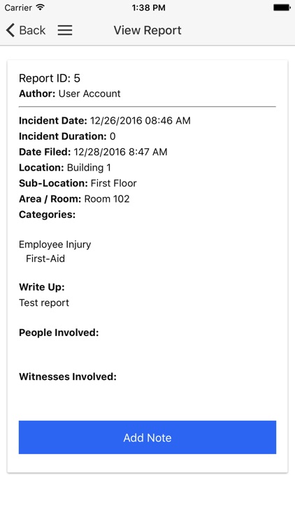 Incident Tracker