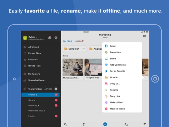 Zoho WorkDrive screenshot 4