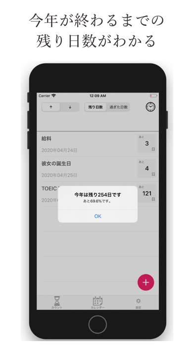 日数カウントカレンダー Iphoneアプリ Applion