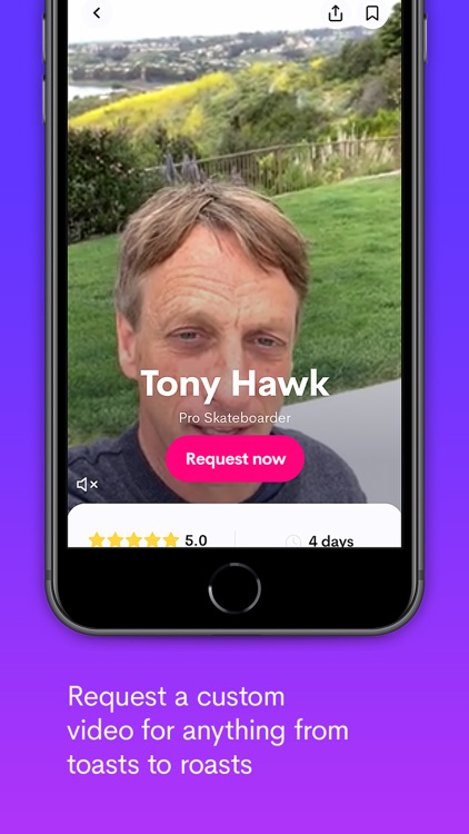 Cameo - Personal celeb videos