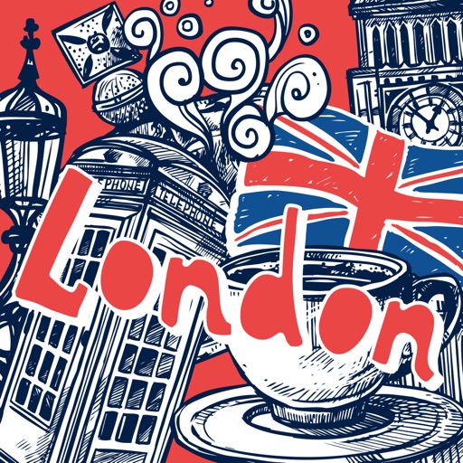 Love London Doodle Stickerpack iOS App