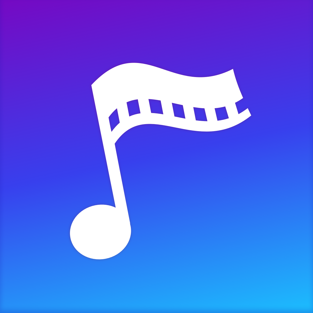 Video Maker with Music Editor App Icon