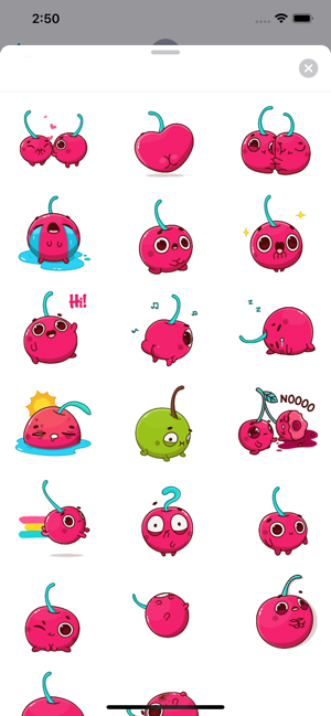 Animated Hot Cherry Sticker(圖2)-速報App