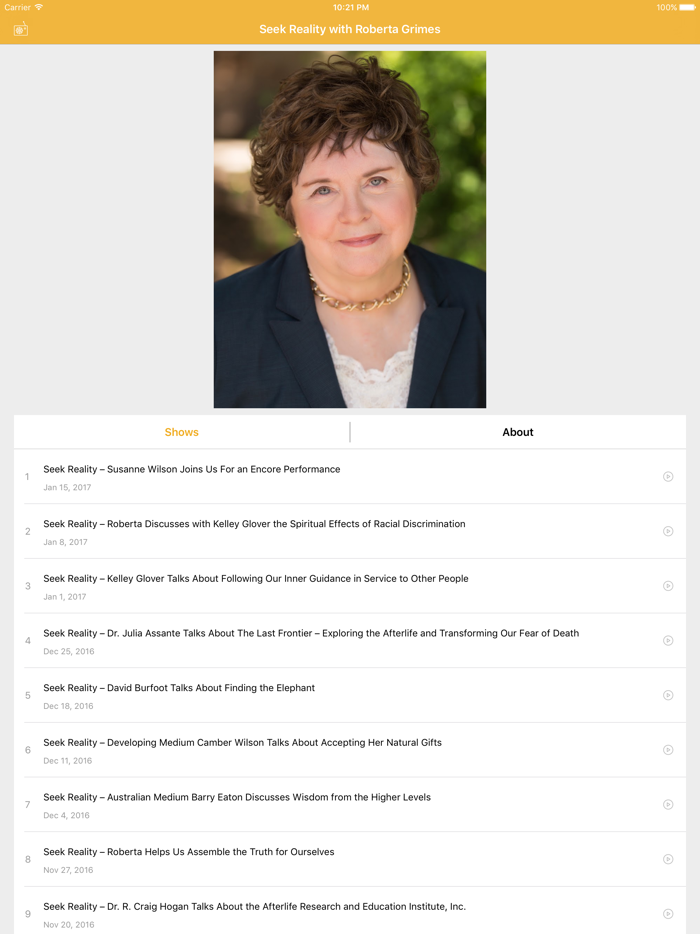 Seek Reality w/ Roberta Grimes