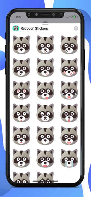 Raccoon Cartoon Stickers(圖1)-速報App