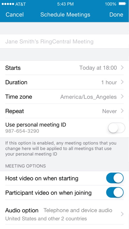 RingCentral Meetings by RingCentral, Inc