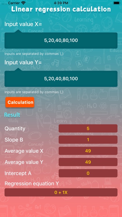 Linear Regressions screenshot-3