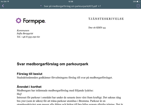 Meetings Plus by Formpipe screenshot 2