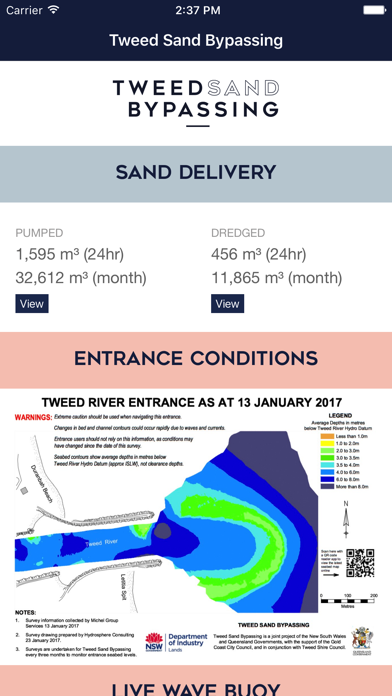 How to cancel & delete Tweed Sand Bypassing from iphone & ipad 1