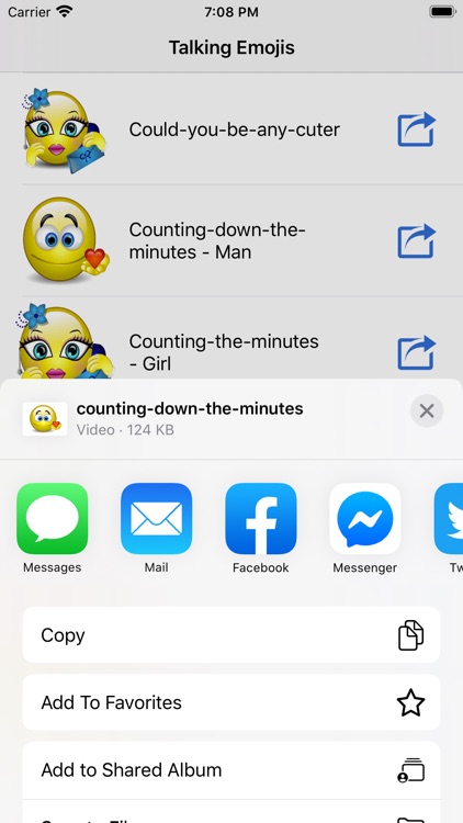 Talking Emojis for Texting