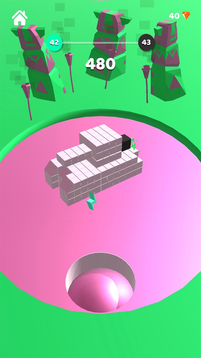 Color Hole 3D  Flip Bump