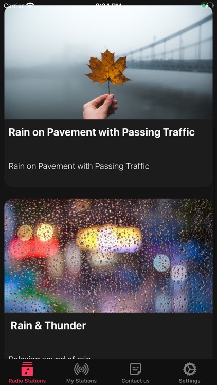 Rain Sounds App