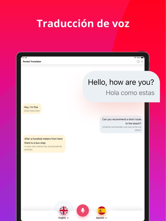Traducir Traductor De Voz En App Store
