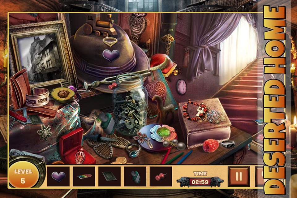 Hidden Object : Deserted Home screenshot 4