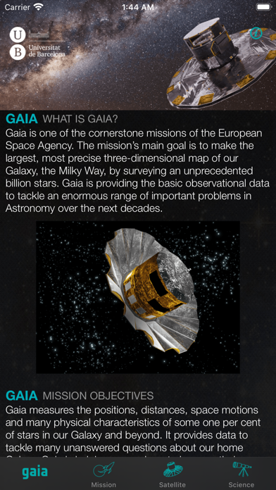 How to cancel & delete Gaia Mission from iphone & ipad 1