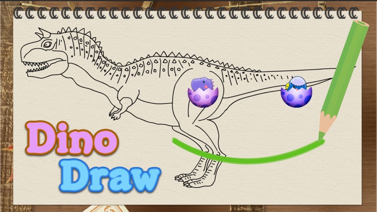 Dino line Draw - Drawing Game