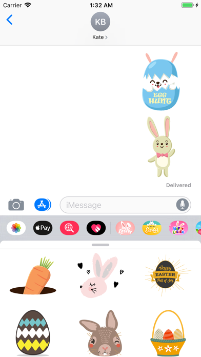 Happy Easter Egg Hunt Stickers screenshot 3