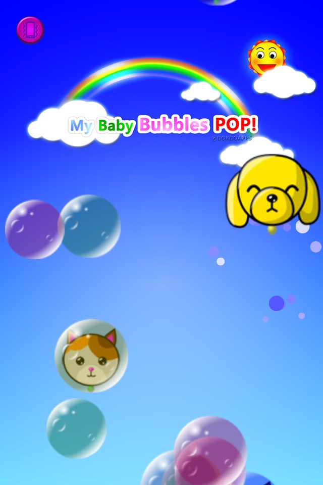 My baby game Bubbles pop! lite screenshot 2