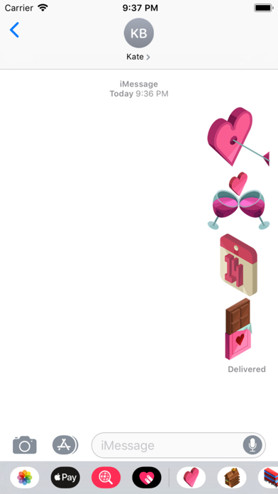 Valentines Day Gift Stickers screenshot 2