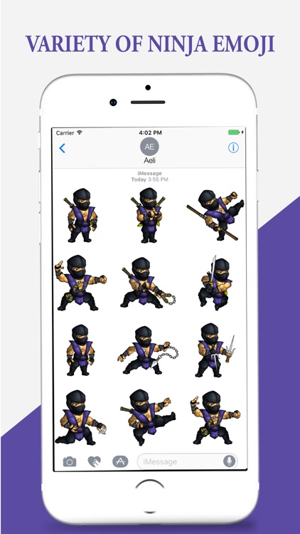 Ninja Dashing Stickers Pack