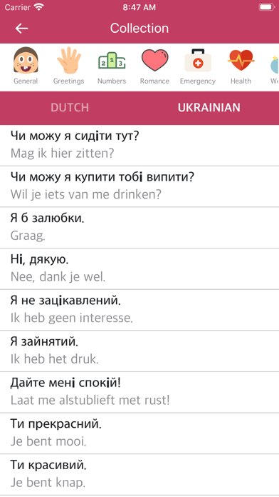 Dutch Ukrainian Dictionary screenshot 2