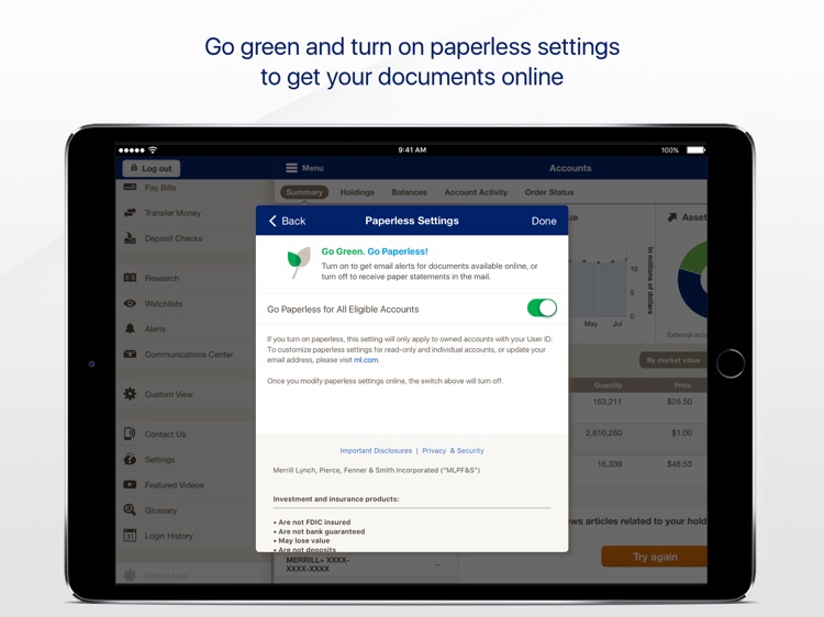 Merrill Edge for iPad