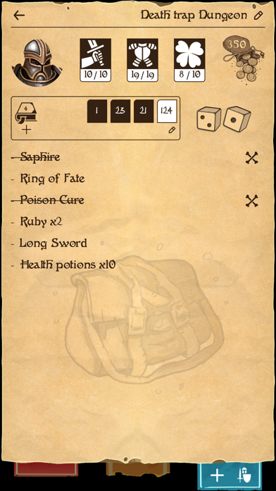 Adventure Sheet: for Gamebooks screenshot 4