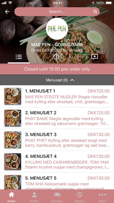 How to cancel & delete Mae Pen Thai Take Out Danmark from iphone & ipad 3