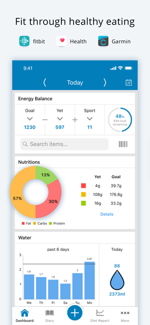 FDDB Extender - Diet Tracker