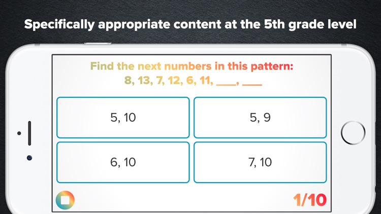 5th Grade Math Practice screenshot-0