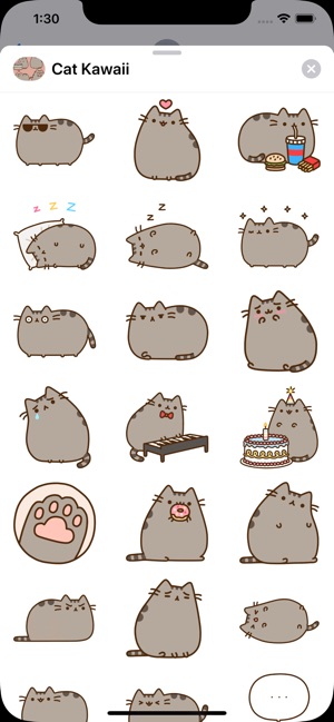 Cute Cat Kawaii Stickers HD(圖2)-速報App