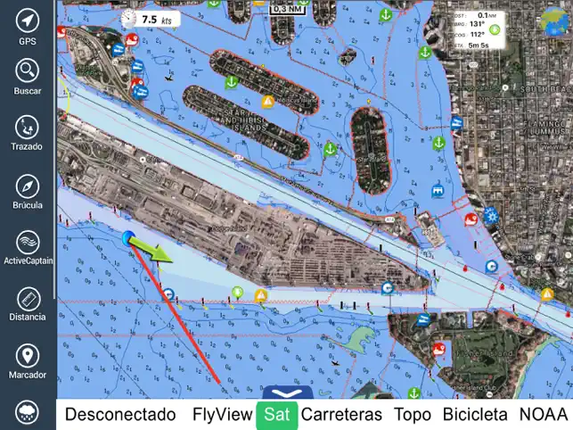 Captura de tela 5 AIS Maps: Marine & Lake charts iphone