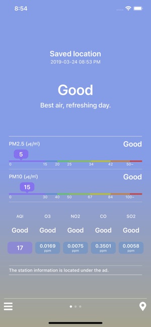 MiseNo - Air Quality Forecast(圖1)-速報App