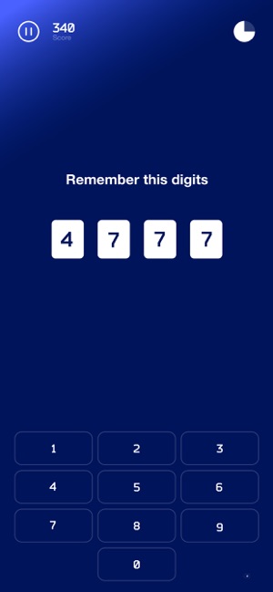 Rem Number－Memory Training App