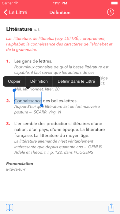 Screenshot #3 pour Dictionnaire Le Littré