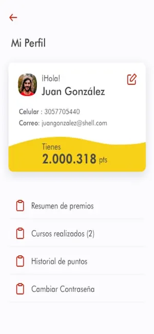 Screenshot 4 Club Profesional Shell iphone