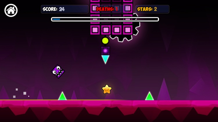 GEOMETRY NEON DASH WORLD screenshot-3