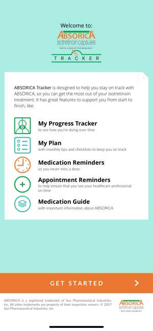 ABSORICA Tracker