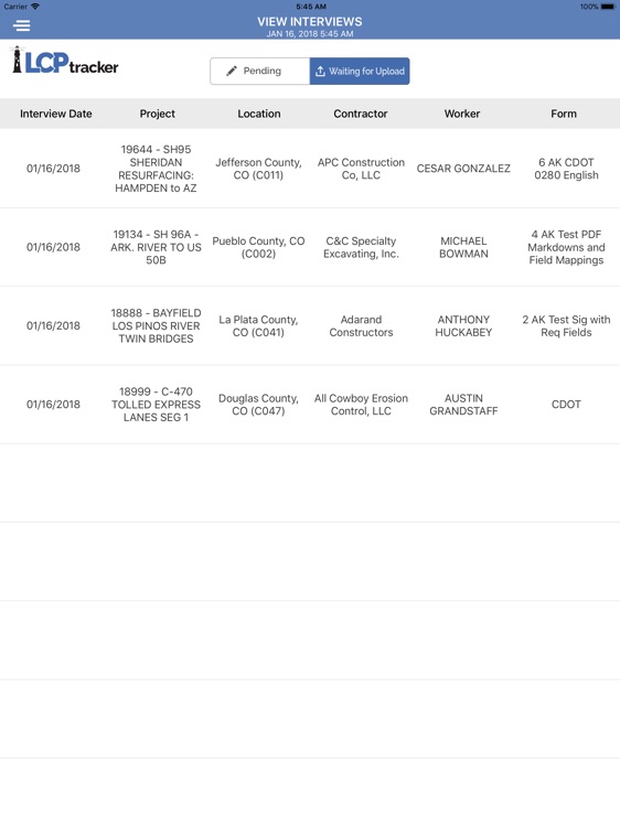 LCPtracker OnSite TEST screenshot-4