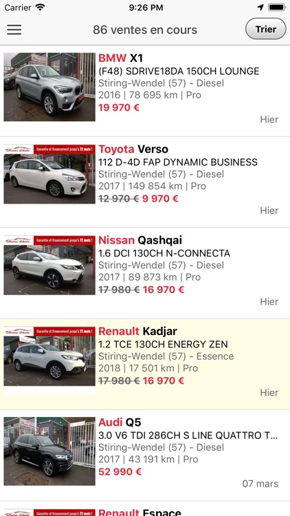 Autos Shala - achat vente auto screenshot-3