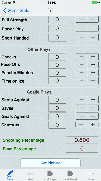 Hockey Player Tracker Logbook screenshot-1